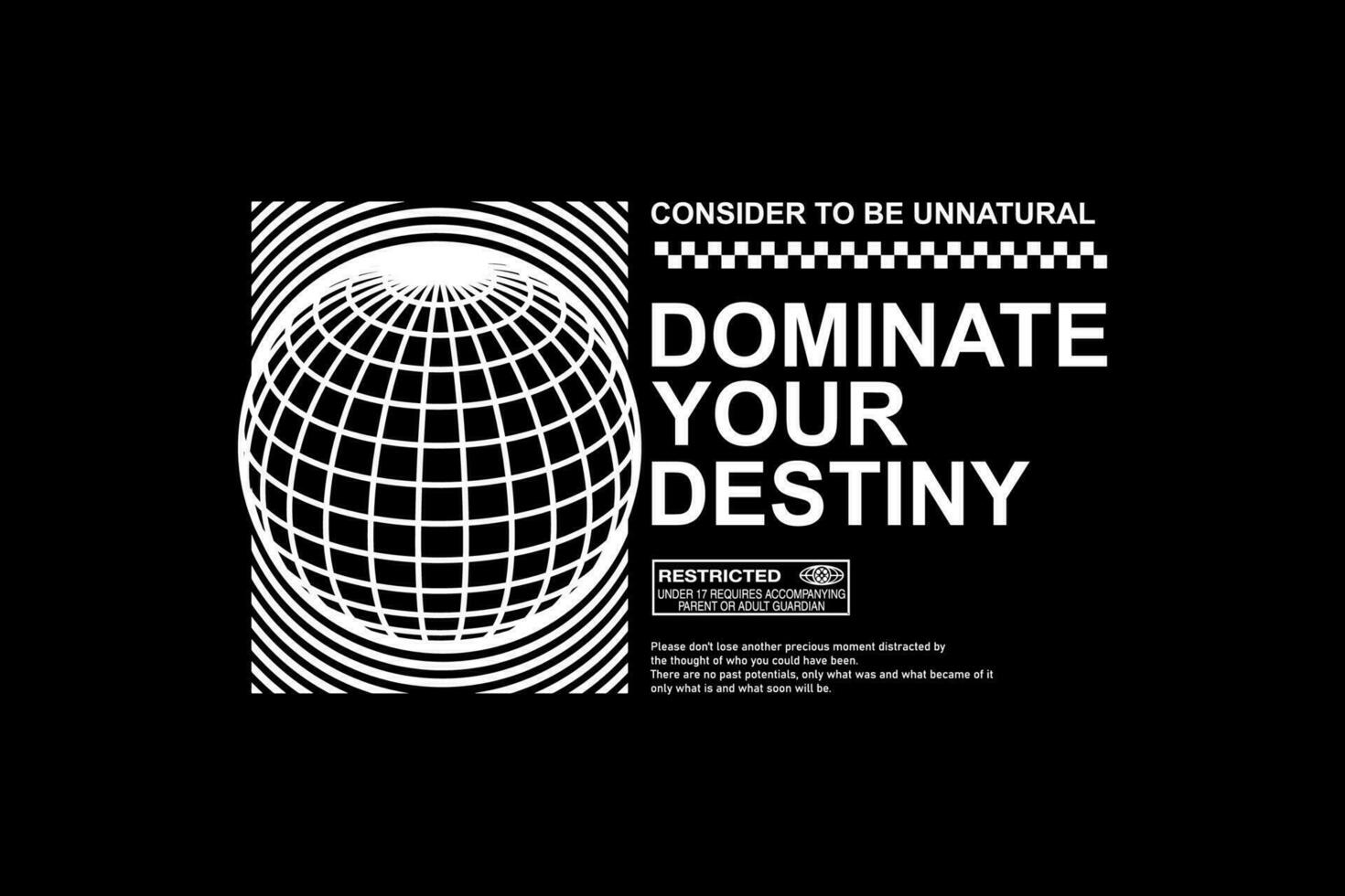 Streetwear Modern apparel graphic design vector tee 25877608 Vector Art