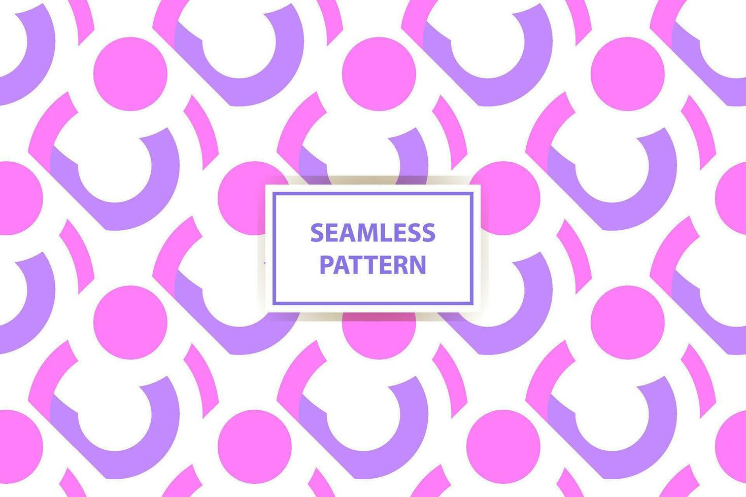 geometric seamless pattern. Abstract geometric texture with pink and purple color. Seamless vector background.