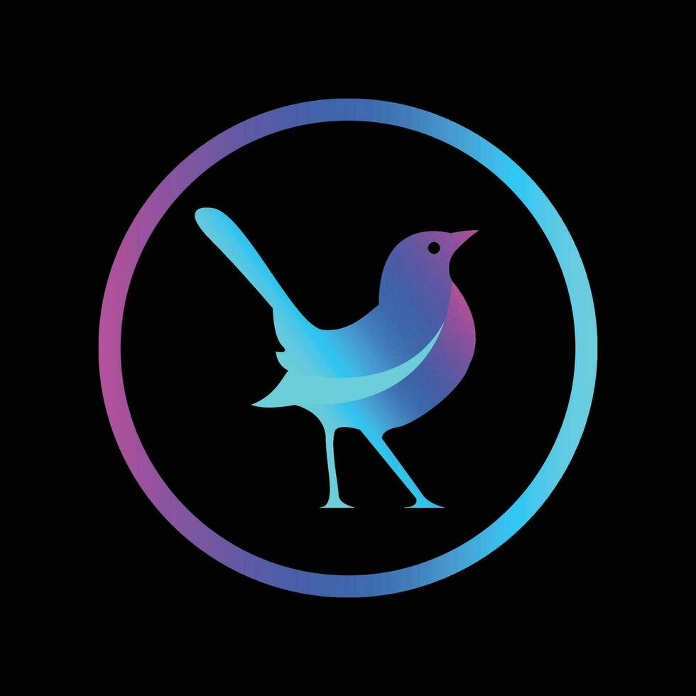 Dowel bird logo vector