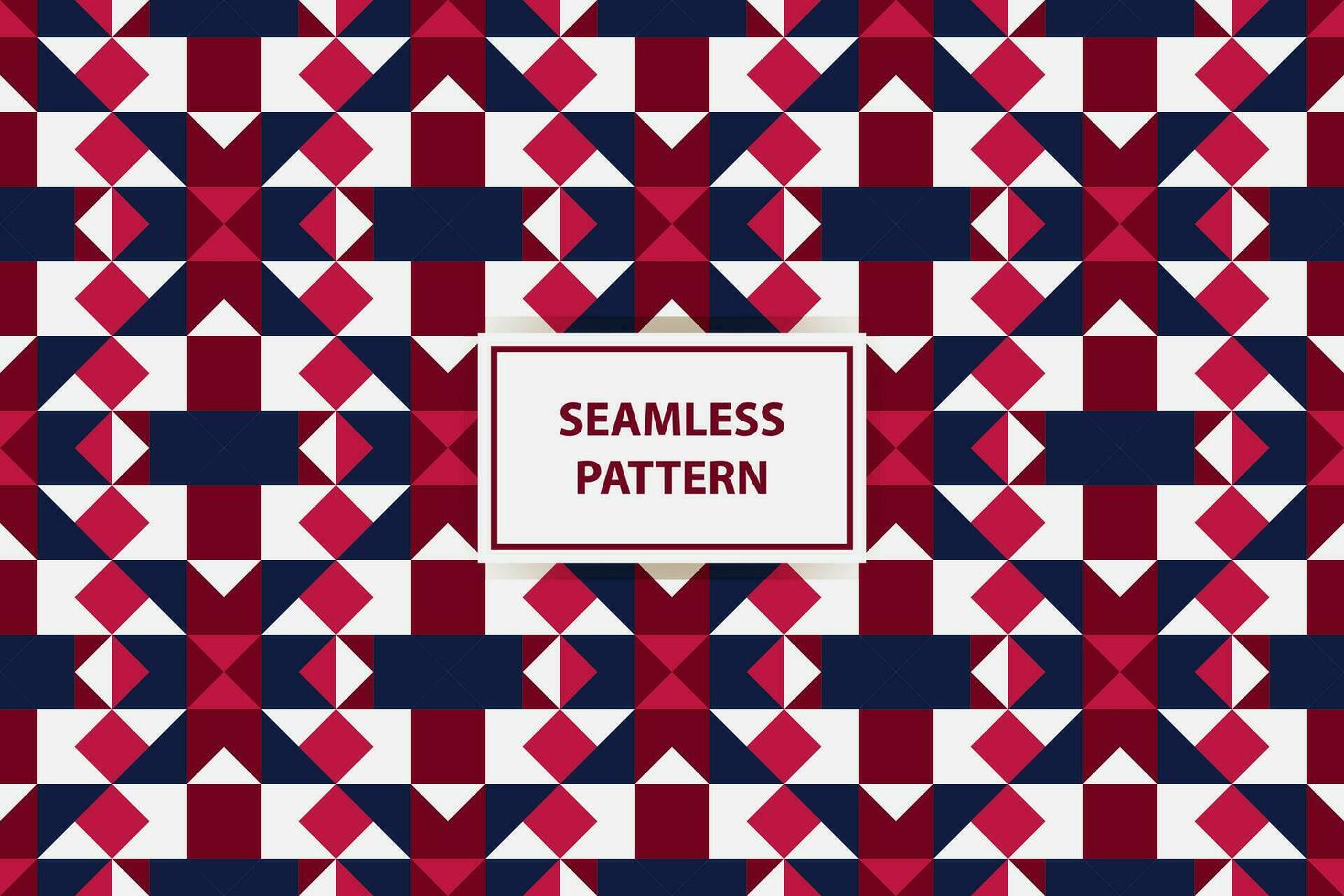 Abstract Seamless Pattern, colored as USA Flag. Vector Illustration of american Background for Celebration Holiday American President Day, memorial day