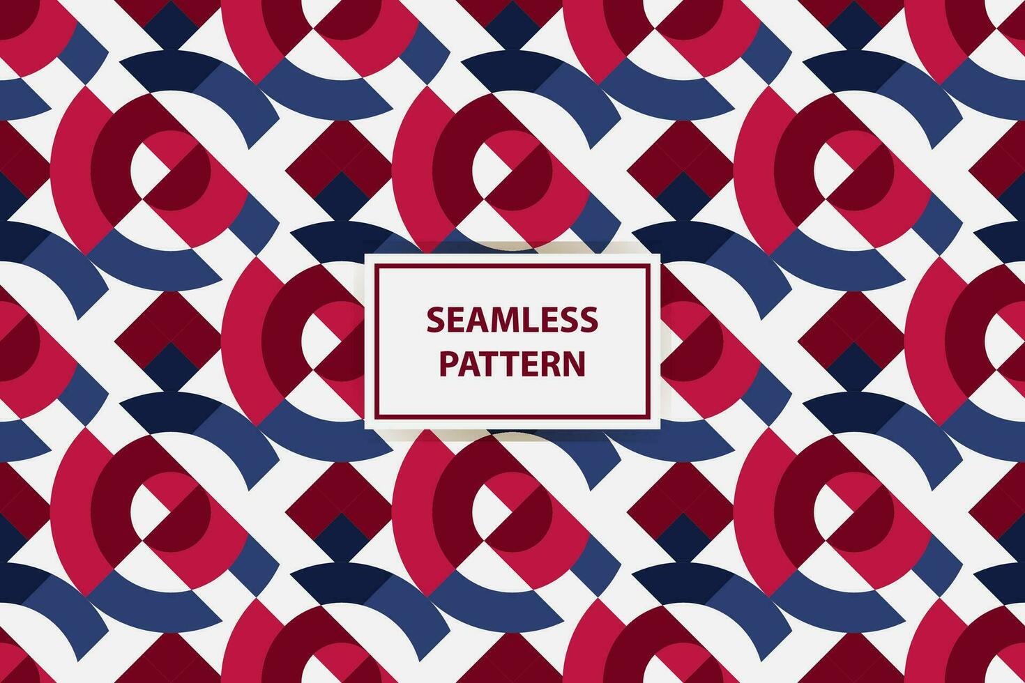 Abstract Seamless Pattern, colored as USA Flag. Vector Illustration of american Background for Celebration Holiday American President Day, memorial day