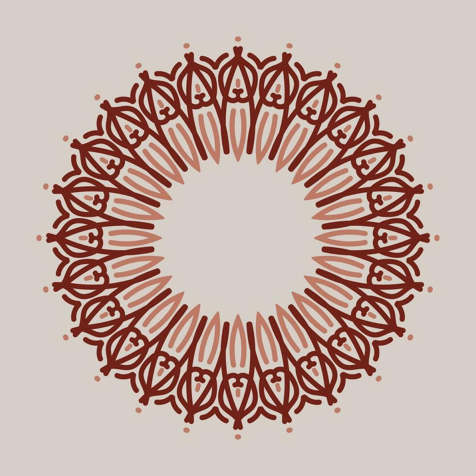 decorative round frame. circle frame. Vector design element.