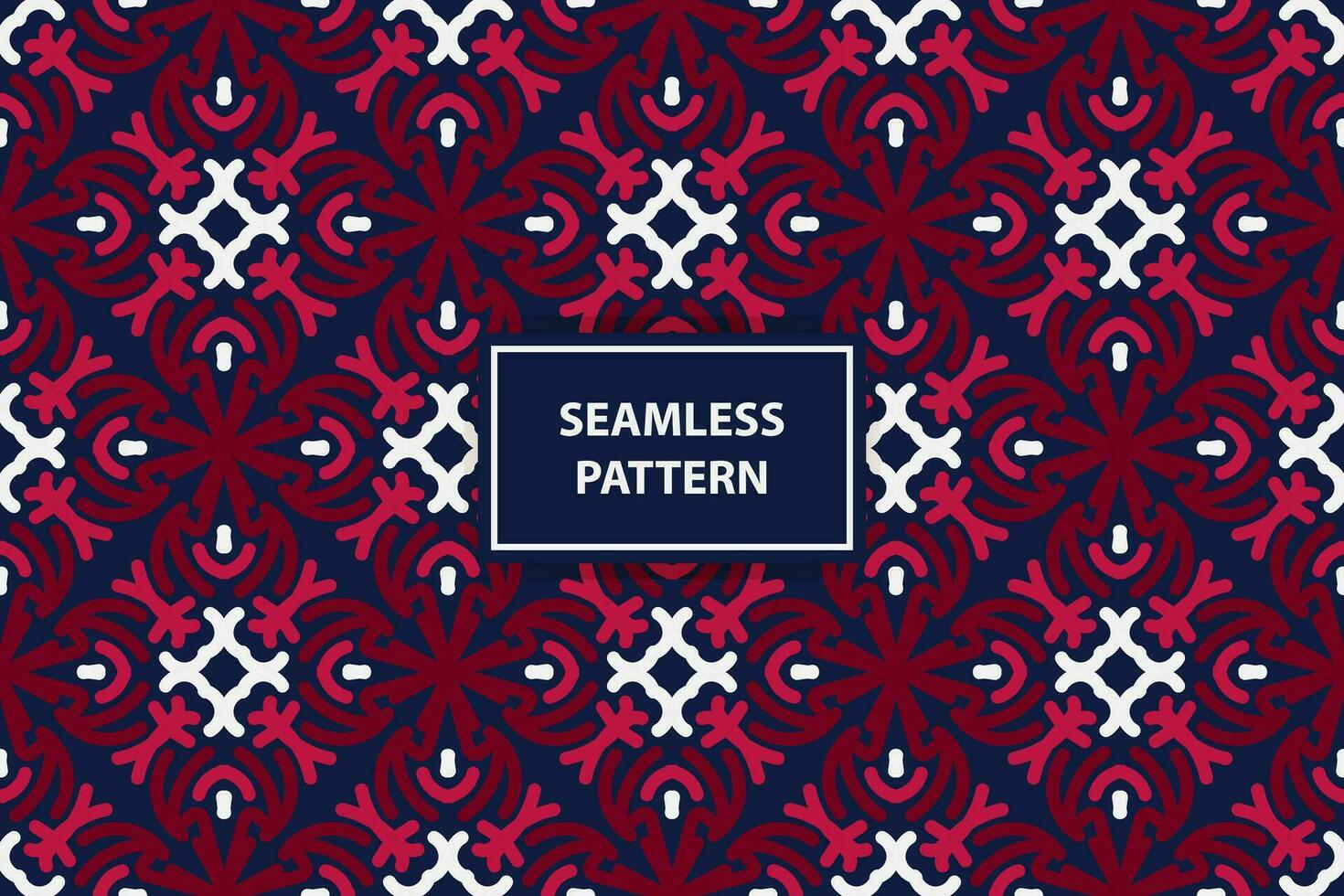 traditional Seamless Pattern, colored as USA Flag. Vector Illustration of american Background for Celebration Holiday American President Day, memorial day