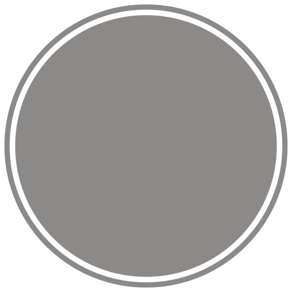 Gray round background for text. Create posts, stories, headlines, highlights. Transparent PNG Clipart