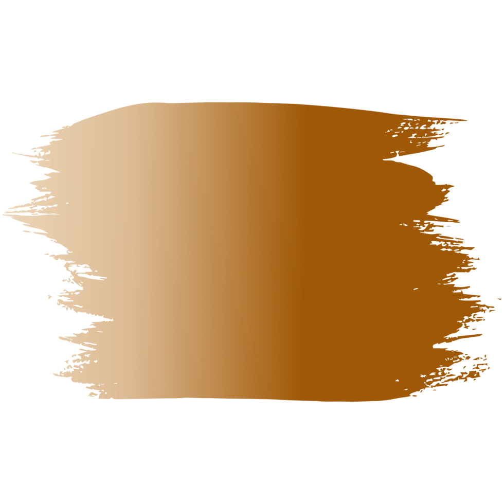 Abstract gradient golden background. Brush stroke. Place for text png
