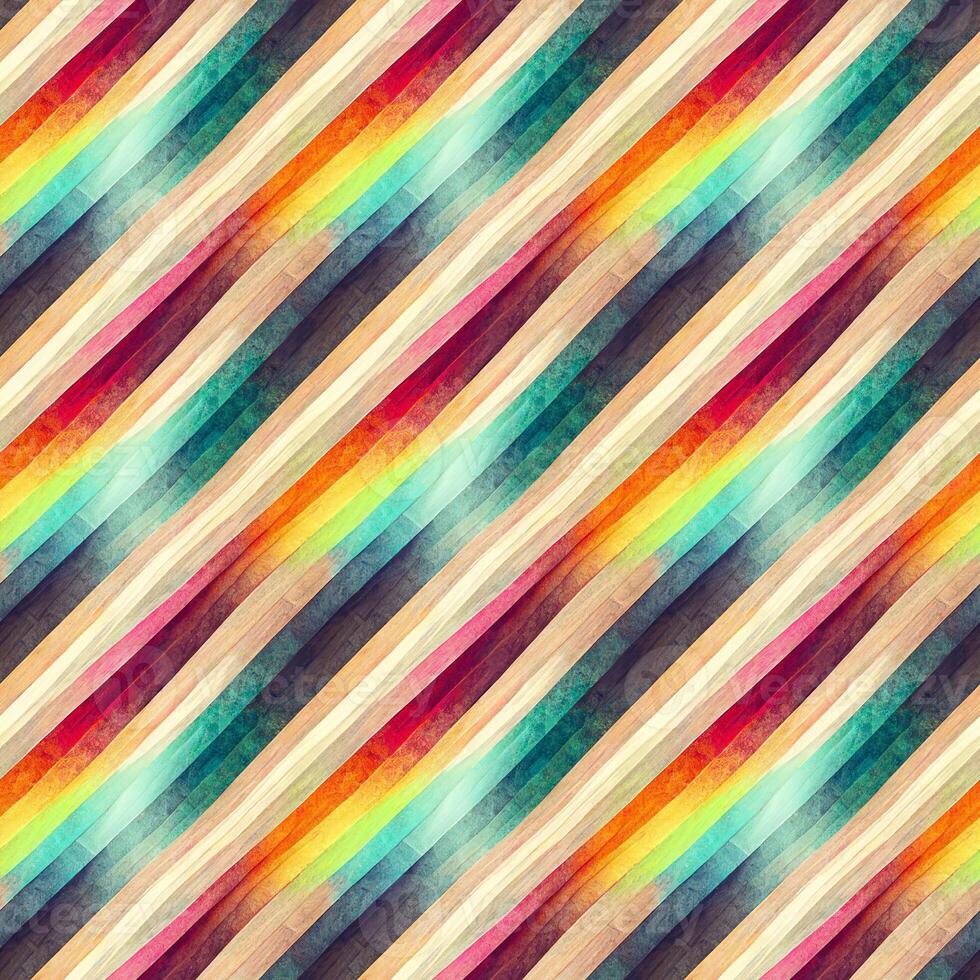 Rainbow stripe seamless pattern. Background, texture, fabric, wrapping paper, wallpaper. photo