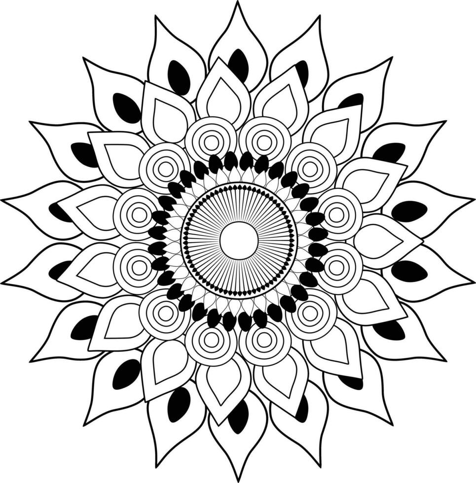 resumen antecedentes con un flor mandala vistoso antecedentes vector