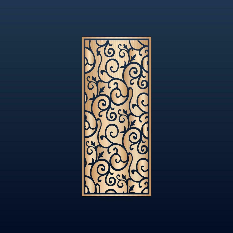 láser cortar islámico modelo - láser cortar decorativo panel conjunto con cordón modelo cuadrado plantillas vector