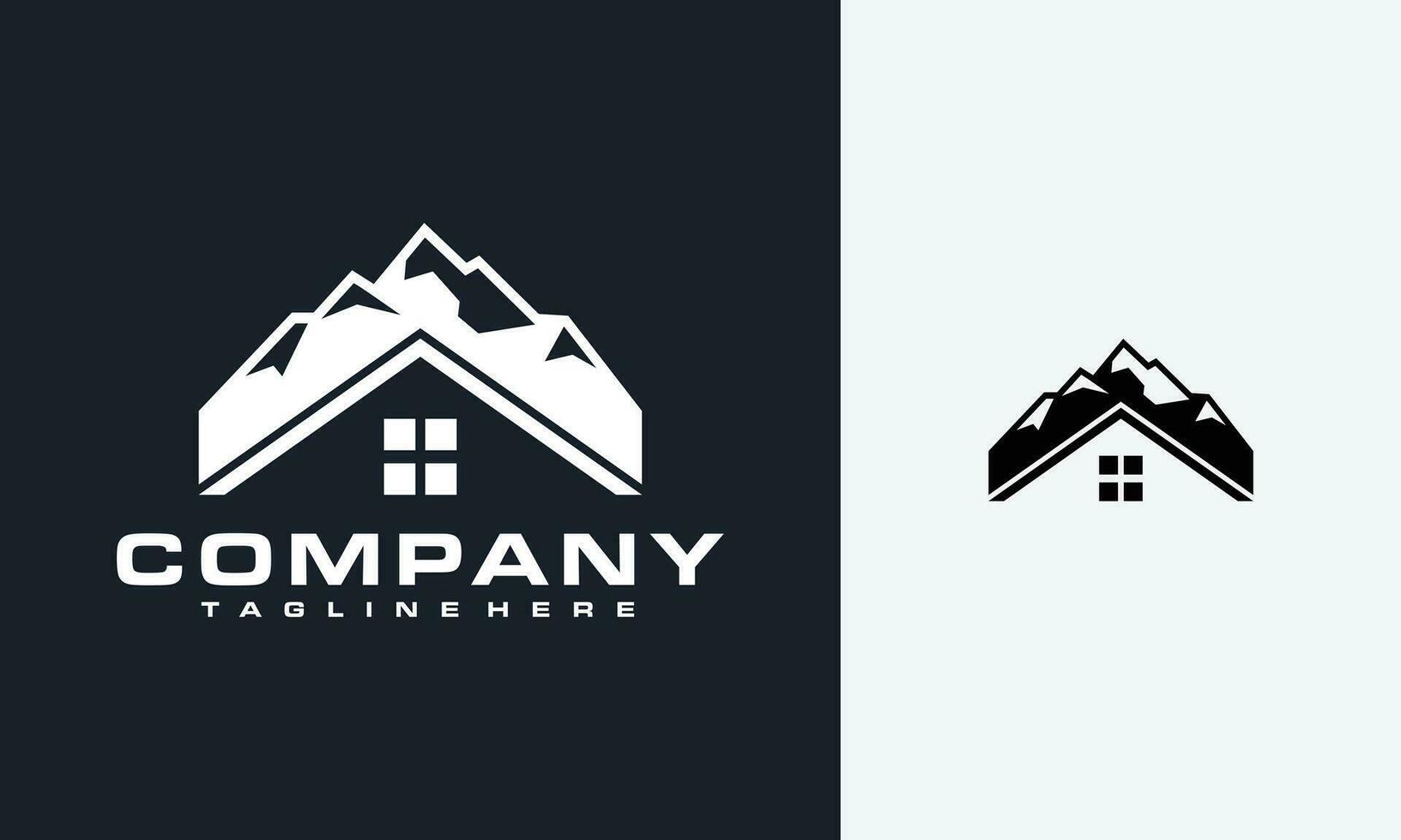 mountain house logo vector