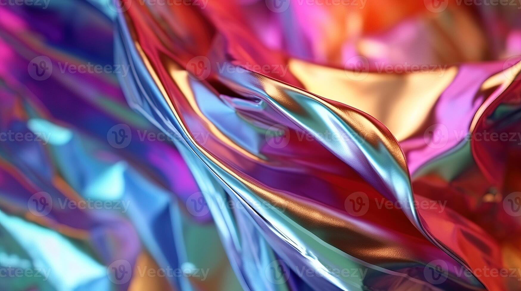 Glimmering Iridescent Foil, A Captivating Texture. photo