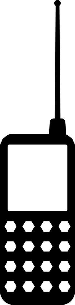 Black and white phone mobile cell cellular icon transparent background EPS Vector art