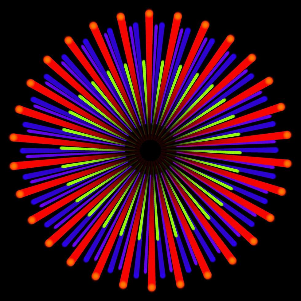 beautiful elegant circular star pattern sun explosion burst blast fire floral design color texture vector eps mandala