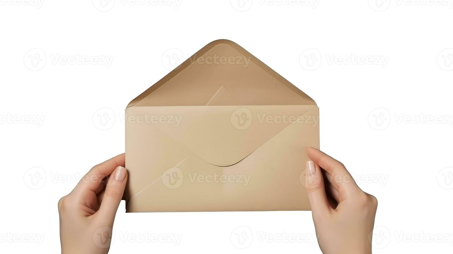 Photography of Feamle Hand Holding Brown Envelope. photo