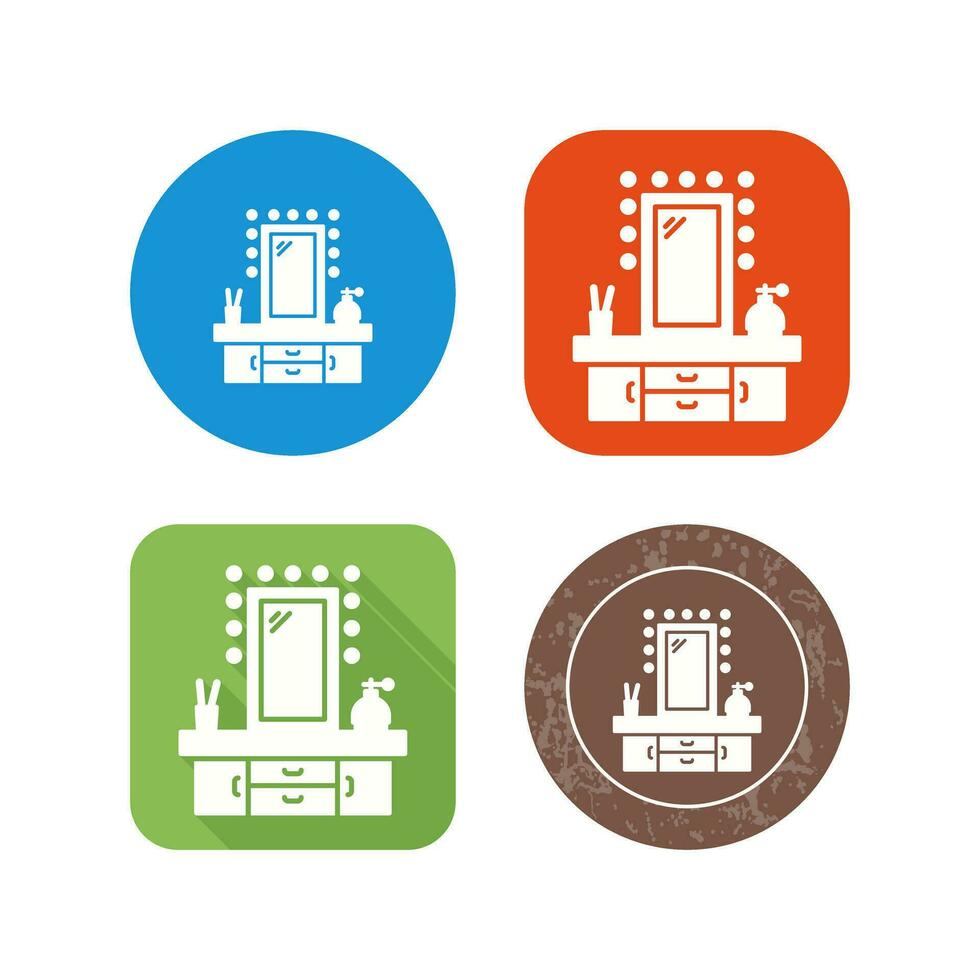 Dressing Table Vector Icon