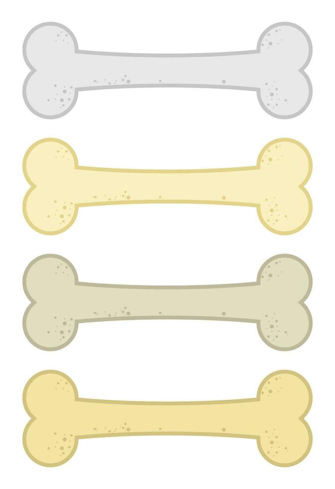 Dog bone icon vector illustration in flat style