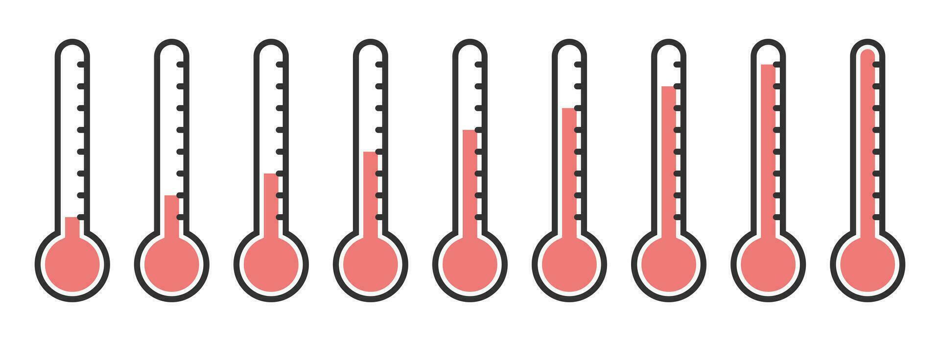 Thermometer sign icon vector illustration isolated on white