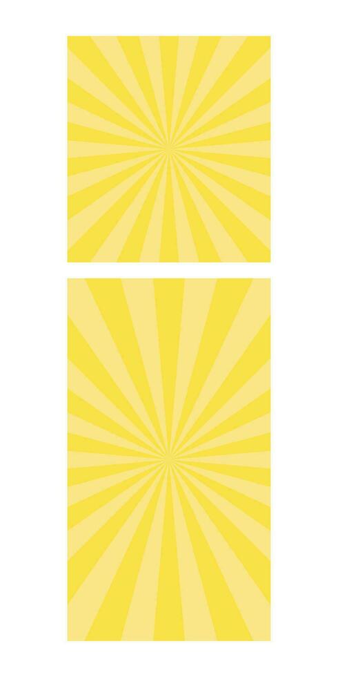Retro rays banner vector illustration isolated on white