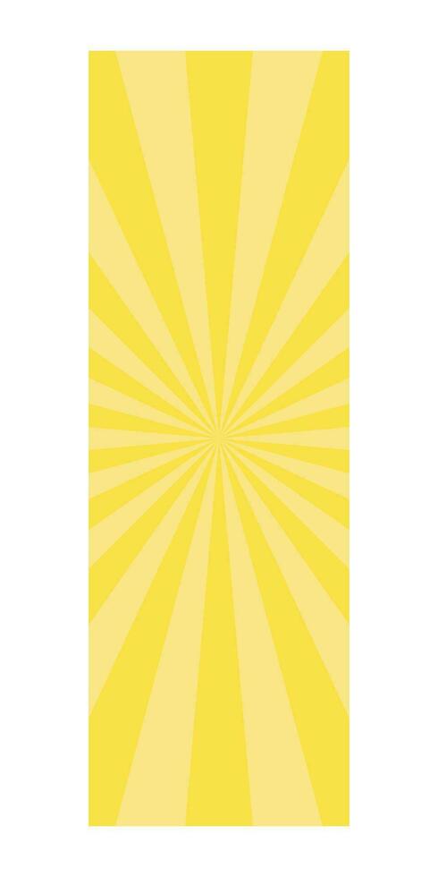 Retro rays banner vector illustration isolated on white