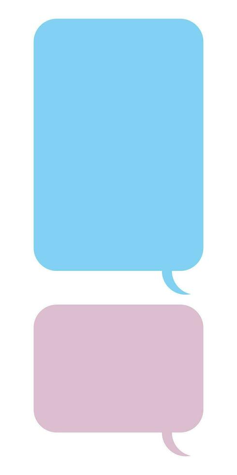 Speech bubble set vector illustration isolated on white