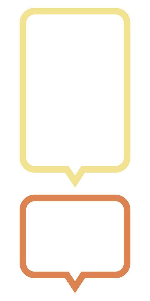 Speech bubble set vector illustration isolated on white