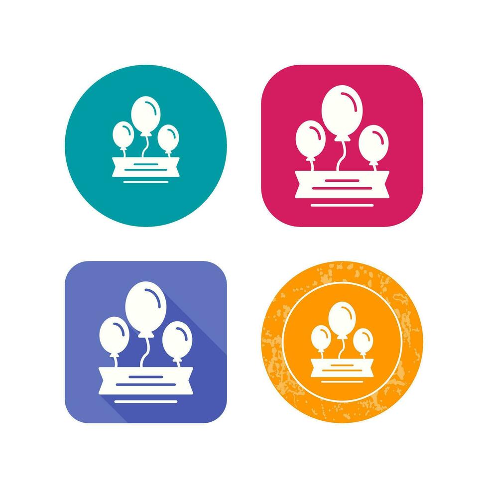 Balloons Vector Icon