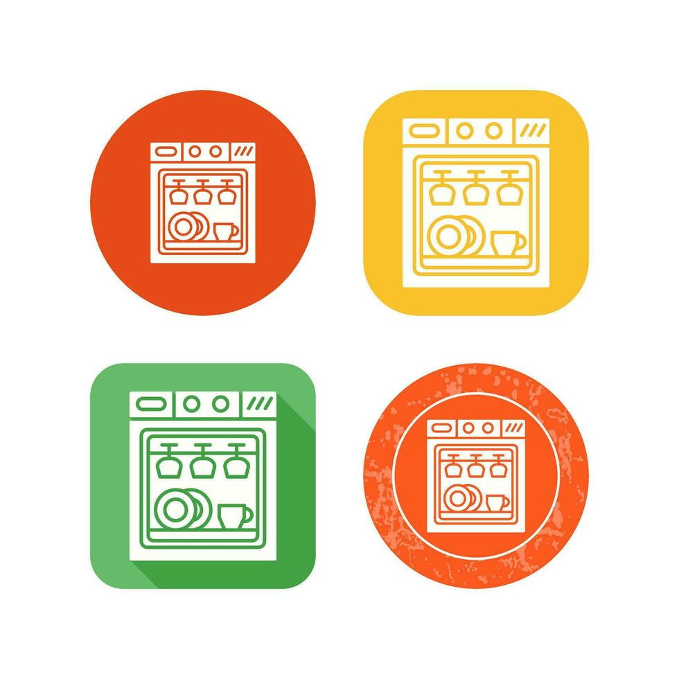 Dishwasher Vector Icon