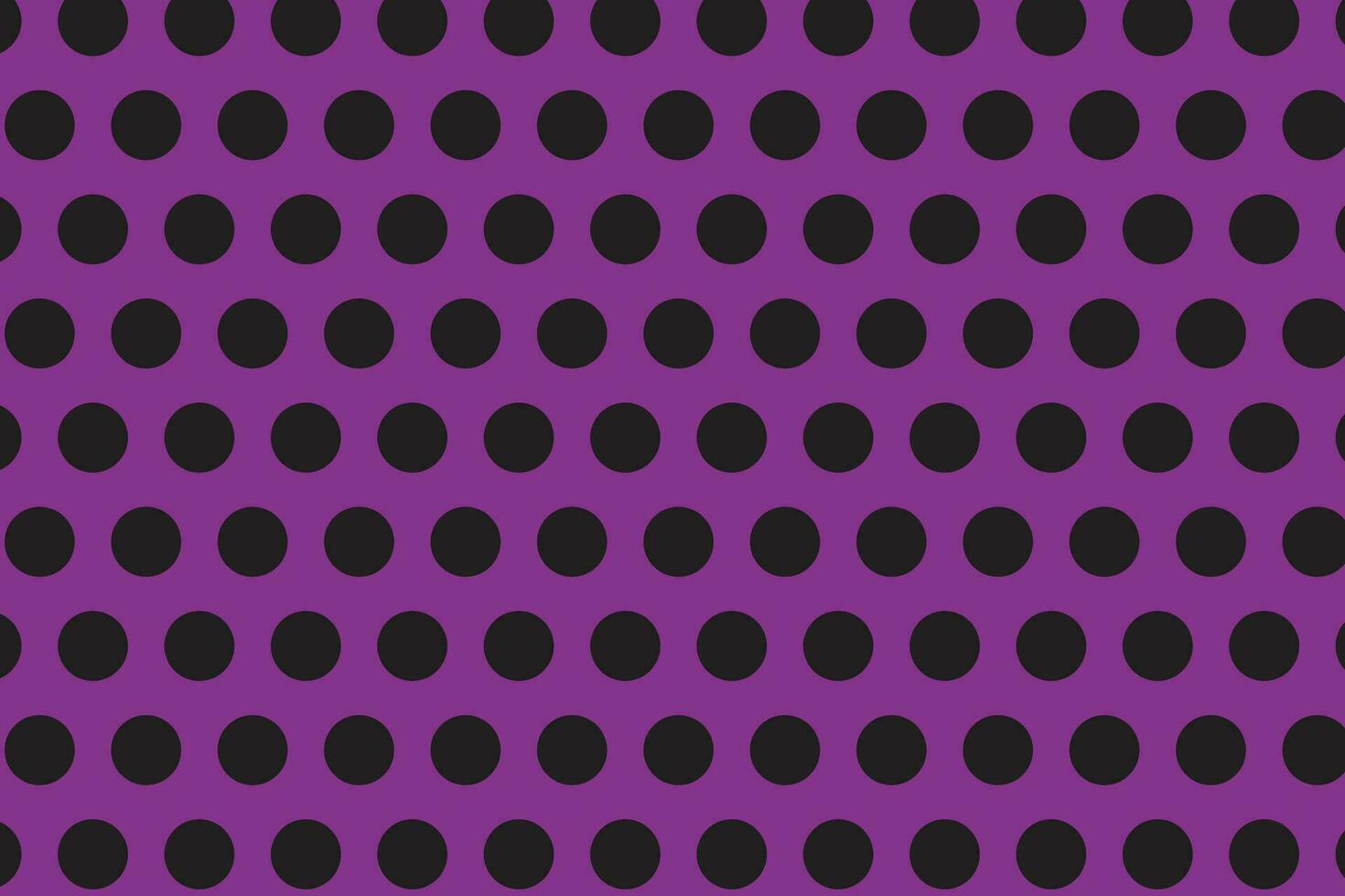 simple abstract seamlees black polka dot pattern on violate purple colour background vector