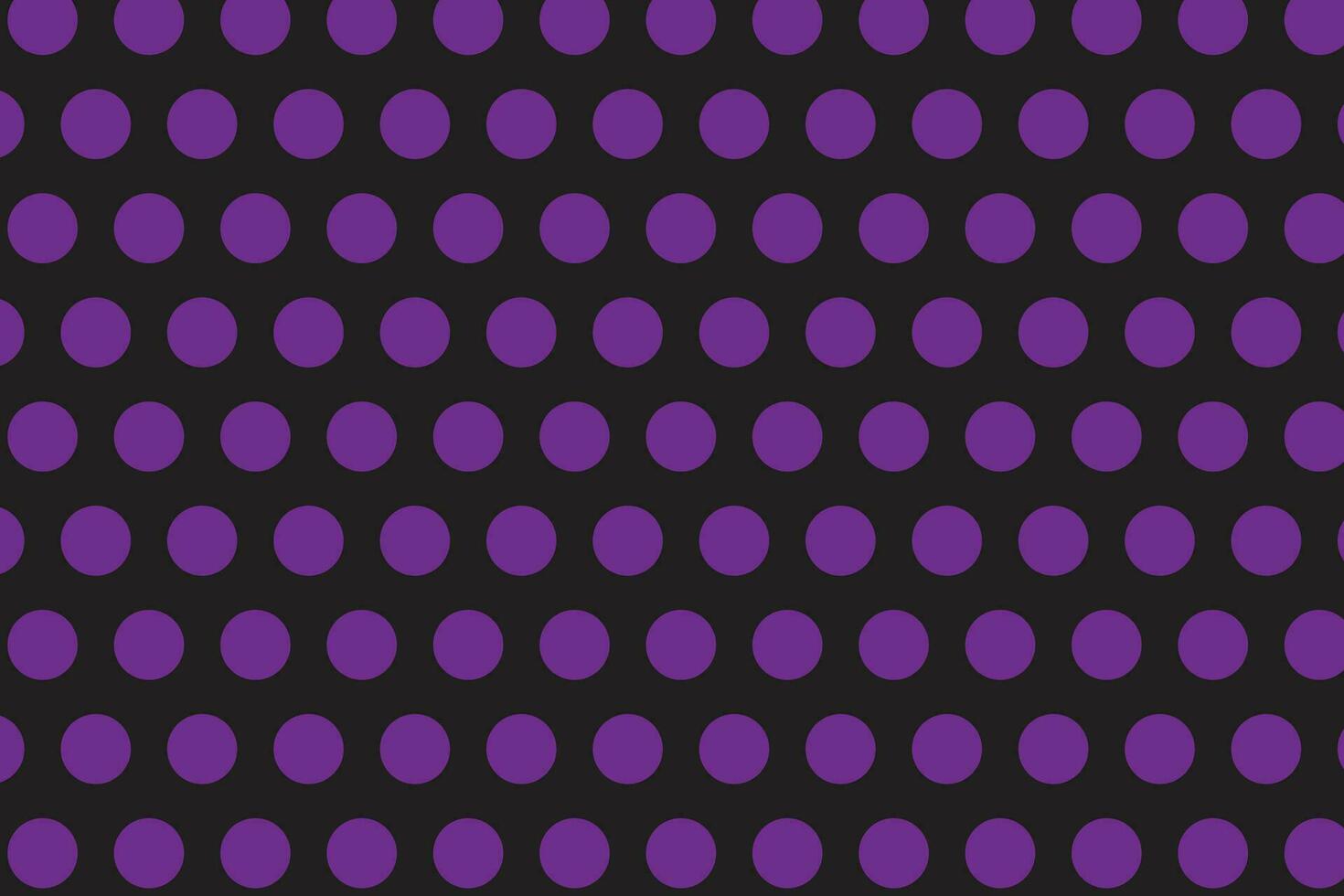 simple abstract seamlees violate purple polka dot pattern on black colour background vector