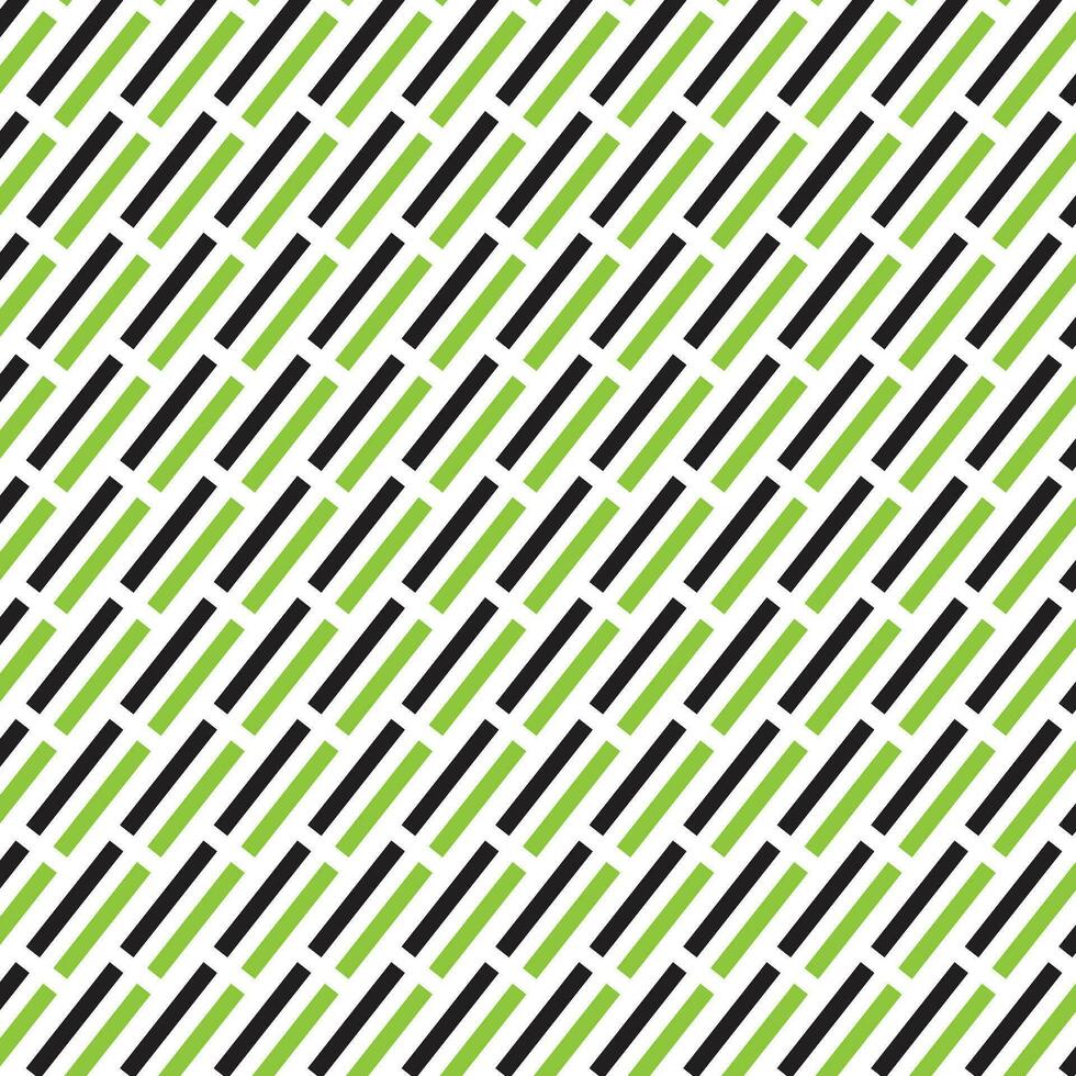 simple modern abstract seamlees black and green colour half digonal line pattern on white background vector