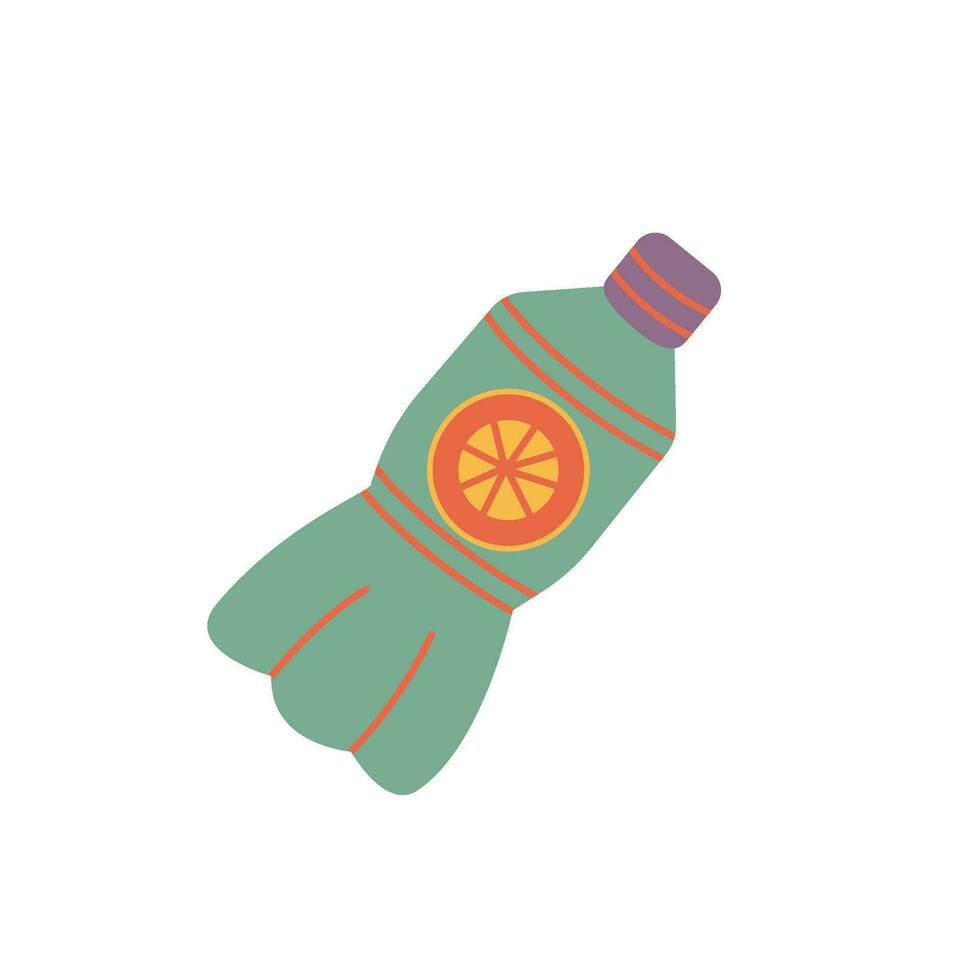 Fruit juice Retro lemonade Summer cocktail vector