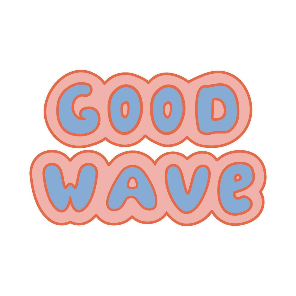 Retro Summer vibes Quote vector