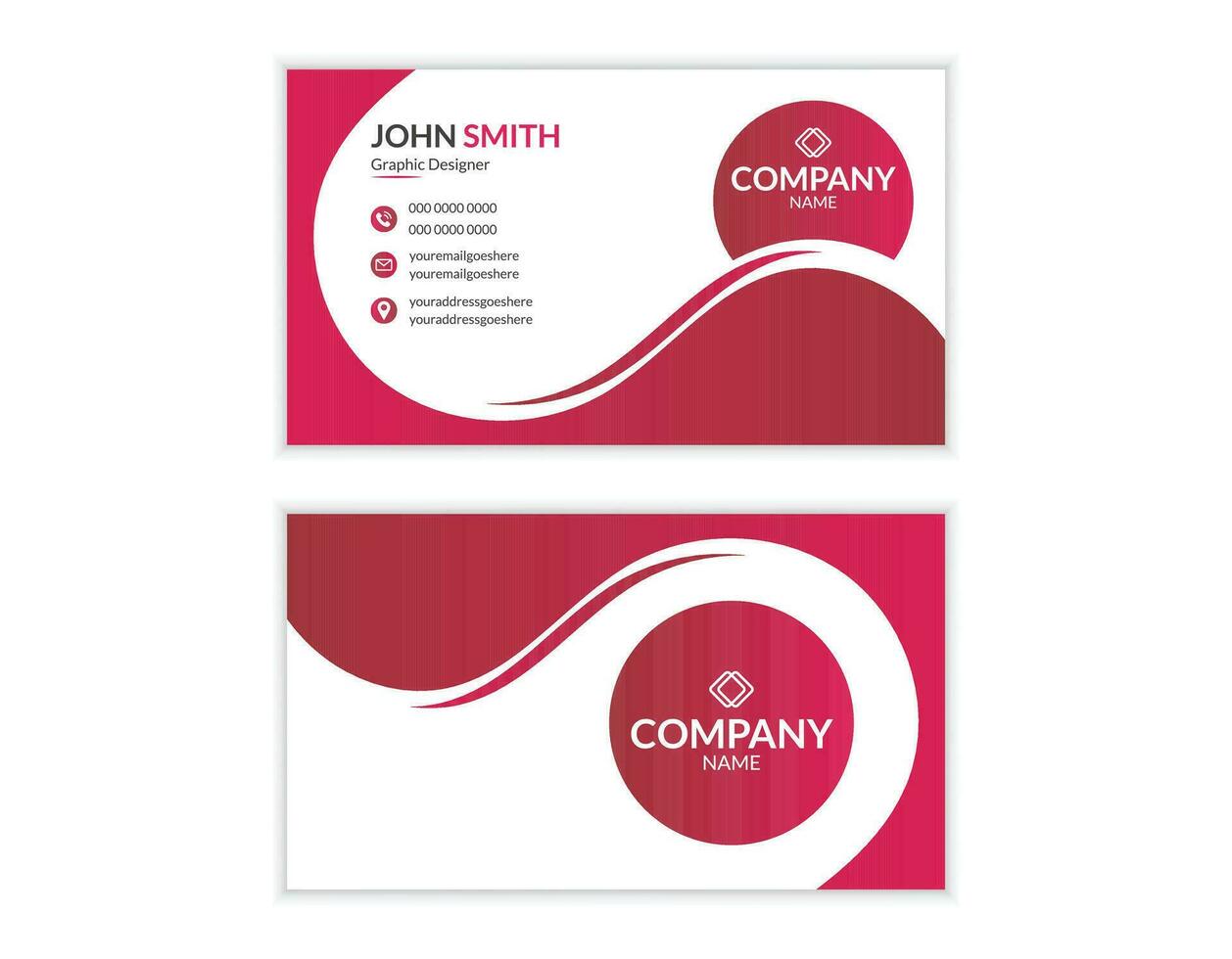 Modern Business Card Design vector
