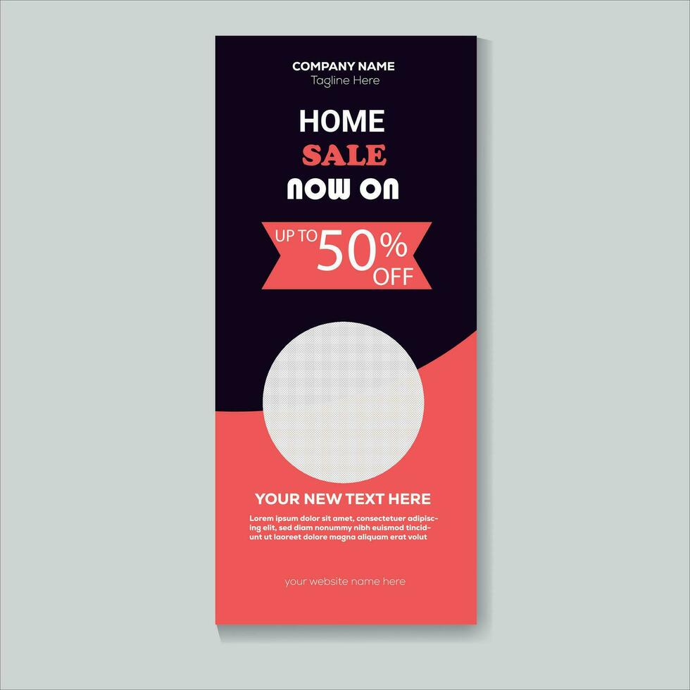 Rollup Banner For Your Business vector