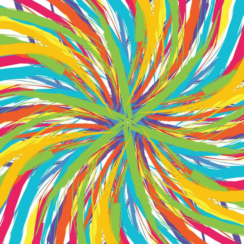 Colorful abstract background design, with swirl painting style vector