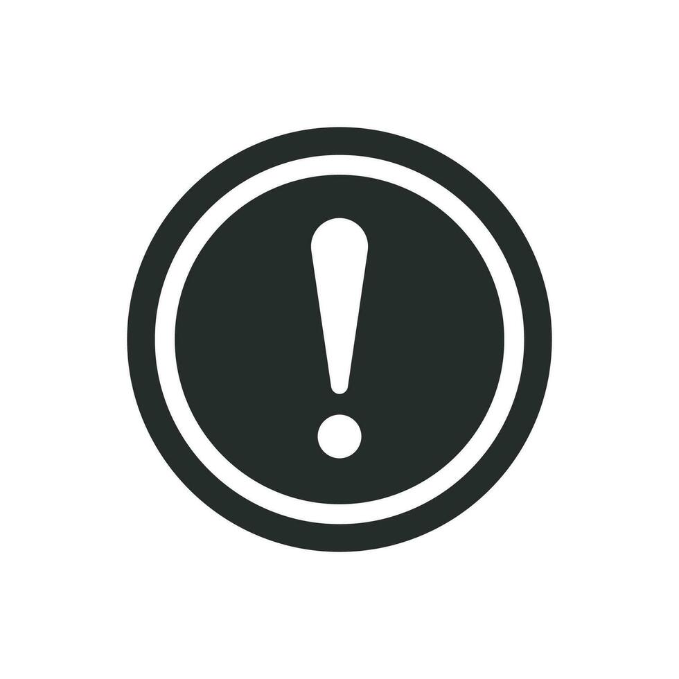 exclamation icon vector design illustration