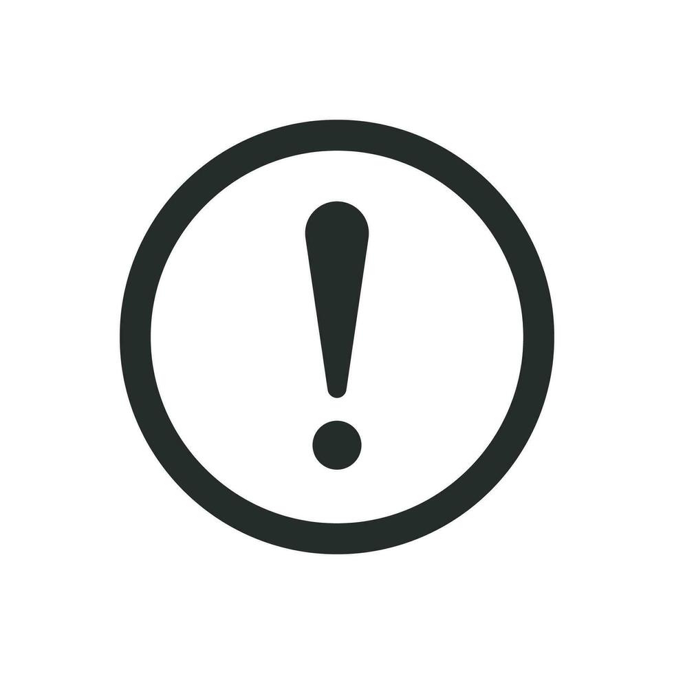 exclamation icon vector design illustration