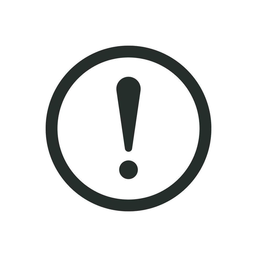 exclamation icon vector design illustration