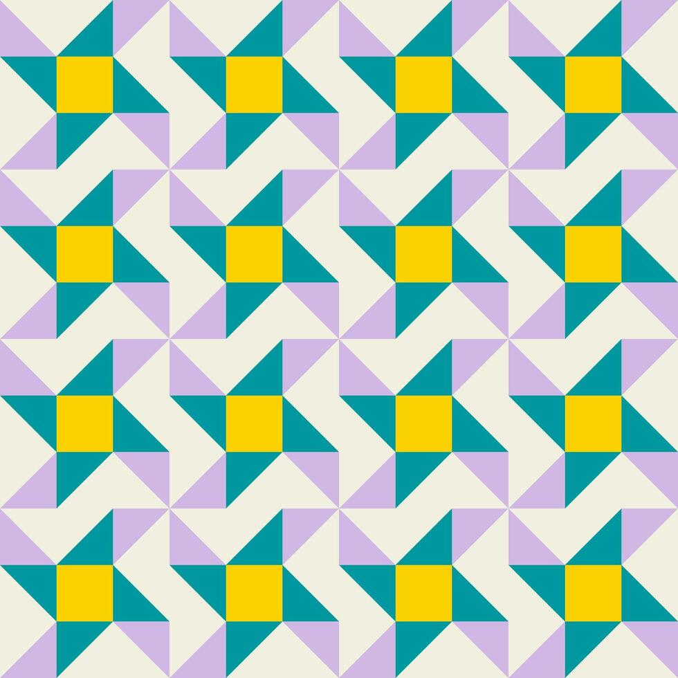Essential geometric printable seamless pattern with abstract Minimal elegant line form stroke shapes in vibrant colors. Modern simple background in minimalist mid century style vector wall art