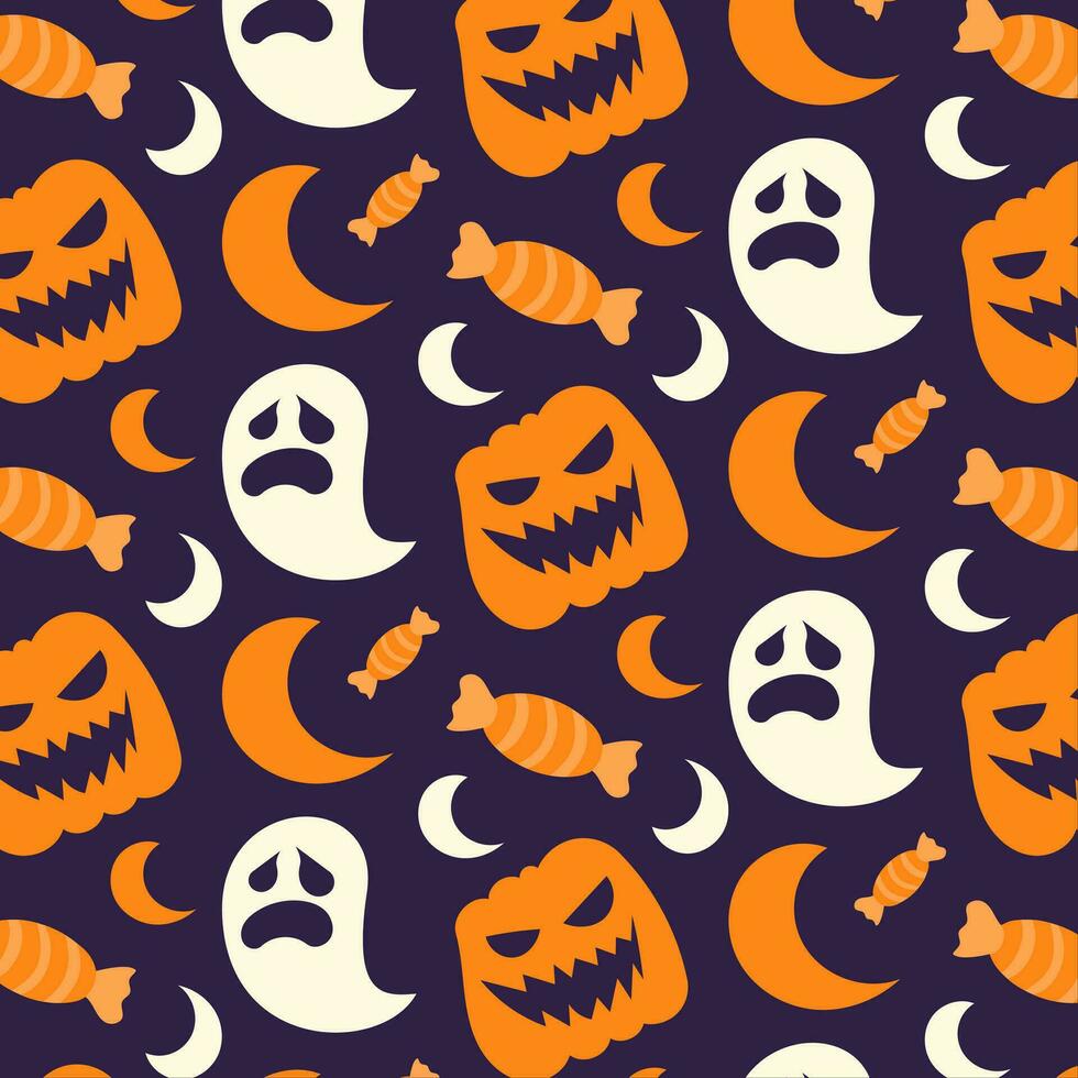 Halloween Pattern Background vector