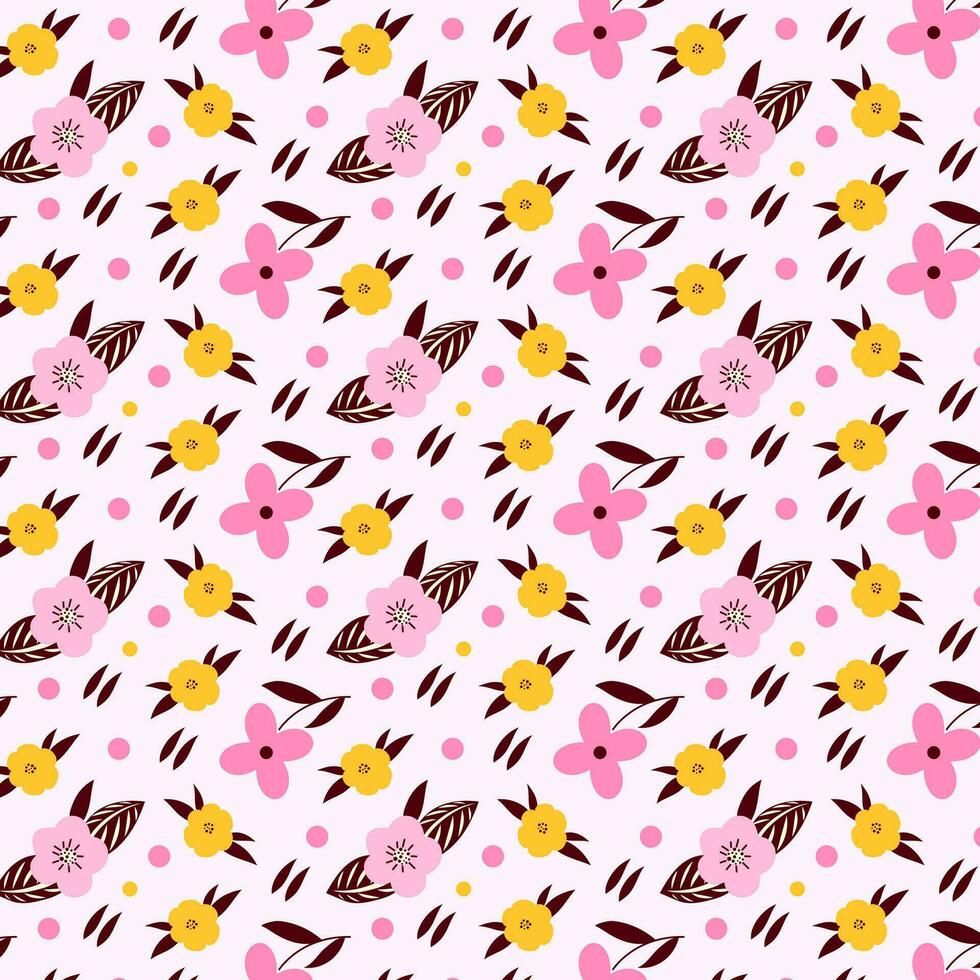 Flowers Pattern Background vector