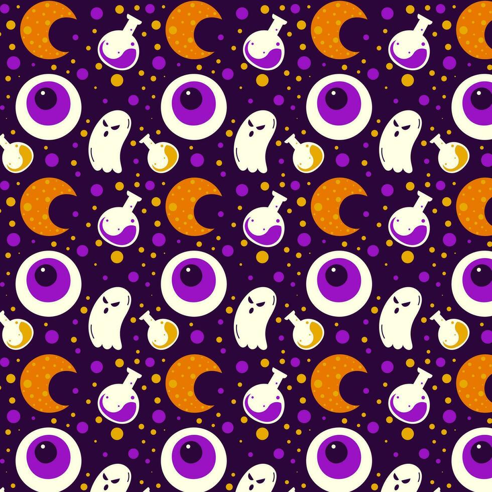 Halloween Pattern Background vector