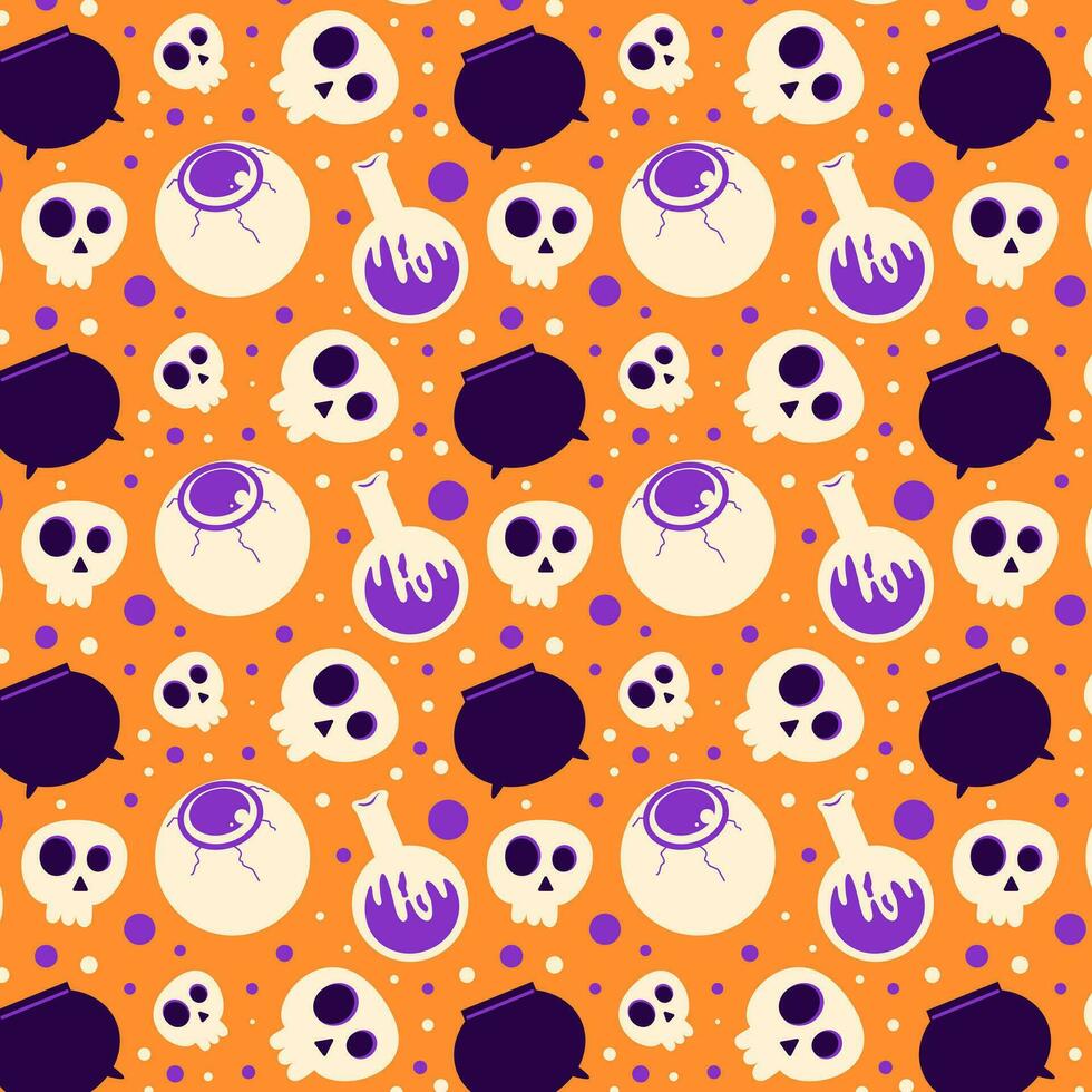 Halloween Pattern Background vector