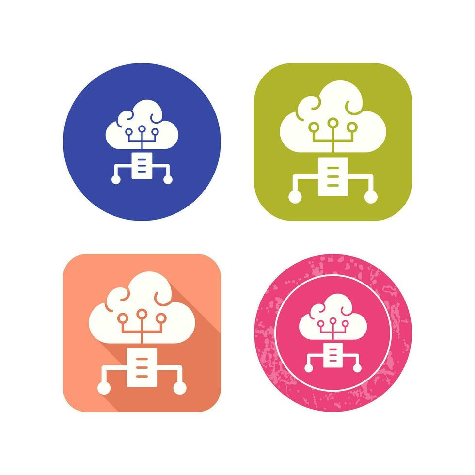 Cloud Computing Vector Icon