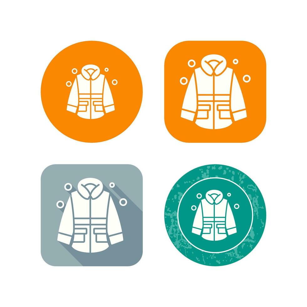 Winter Jacket Vector Icon