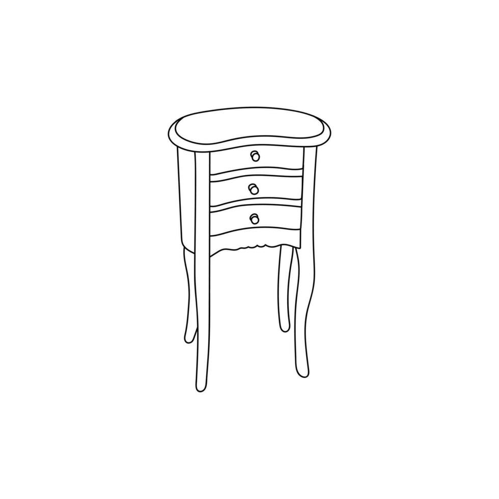 Furniture and home interior symbol stock vector illustration.
