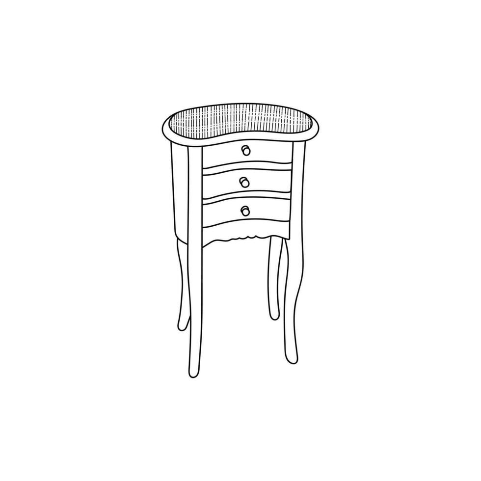 Furniture interior symbol stock vector illustration design template.