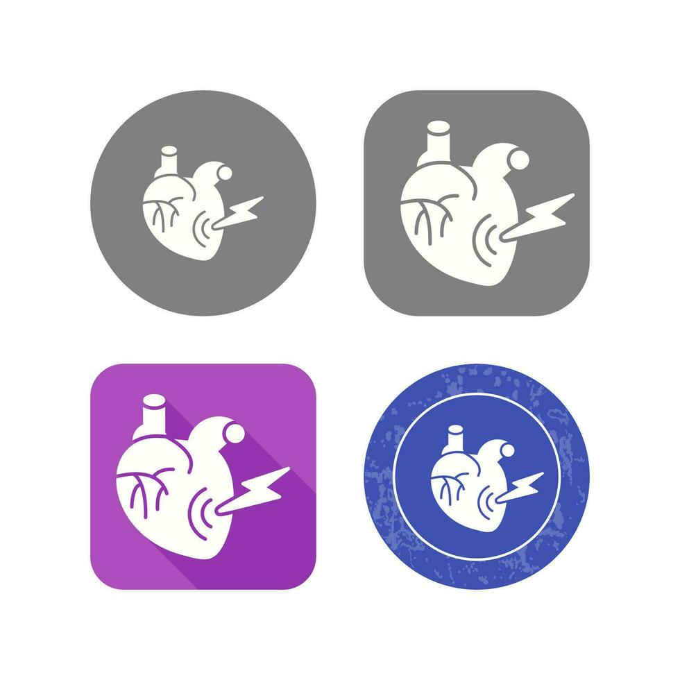 Heart Attack Vector Icon