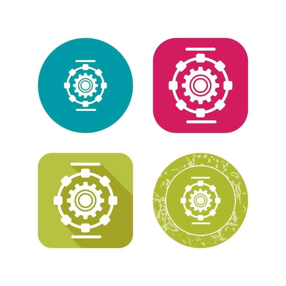 Automated Process Vector Icon