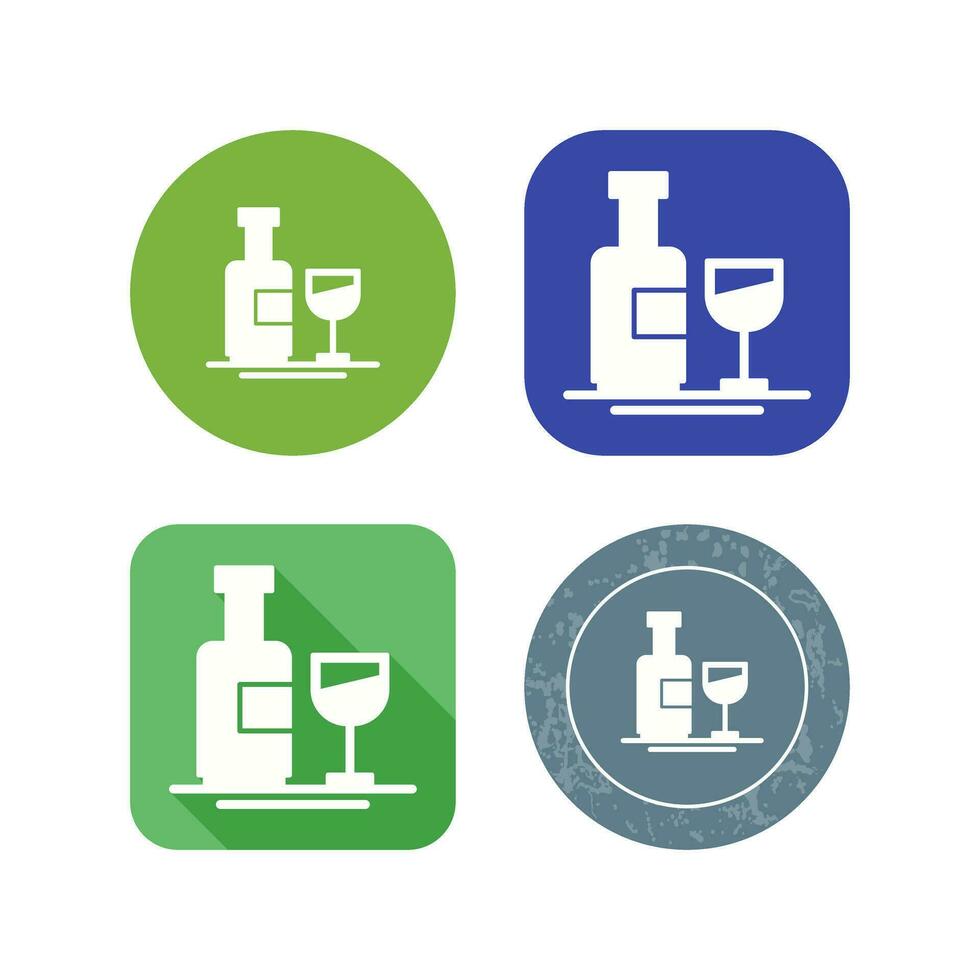 Wine Bottle Vector Icon