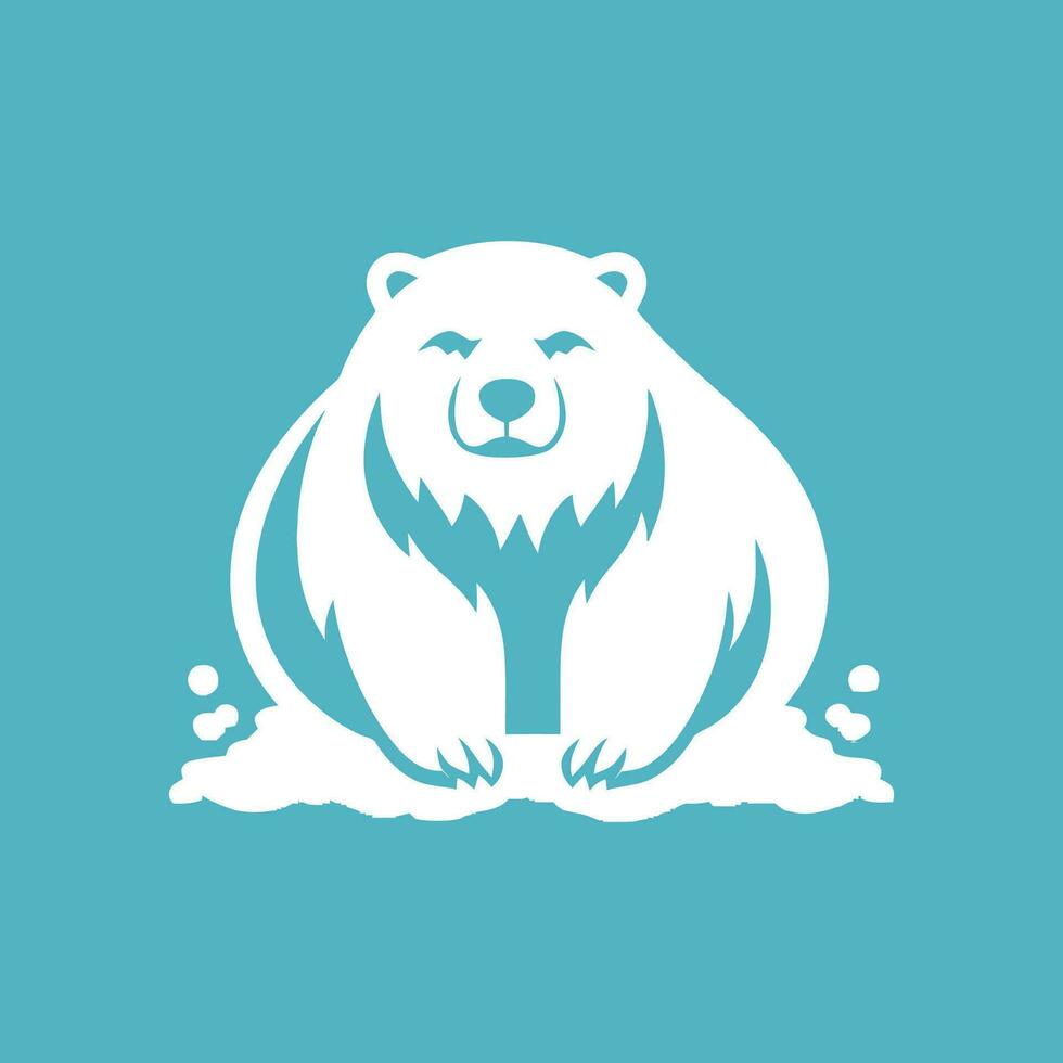 Animal Bear Logo Illustration Vector Design Template